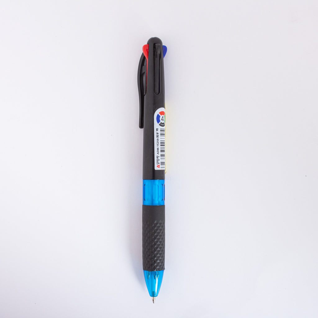 4 in 1 Multicolour Retractable Ballpoint Pen 0.7mm Tip 1pc
