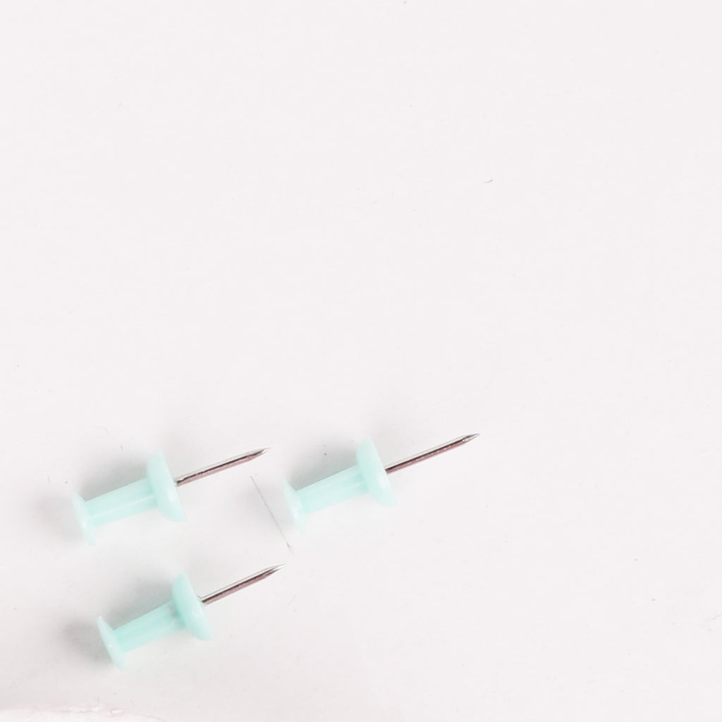 Push Pin Teal 40pc