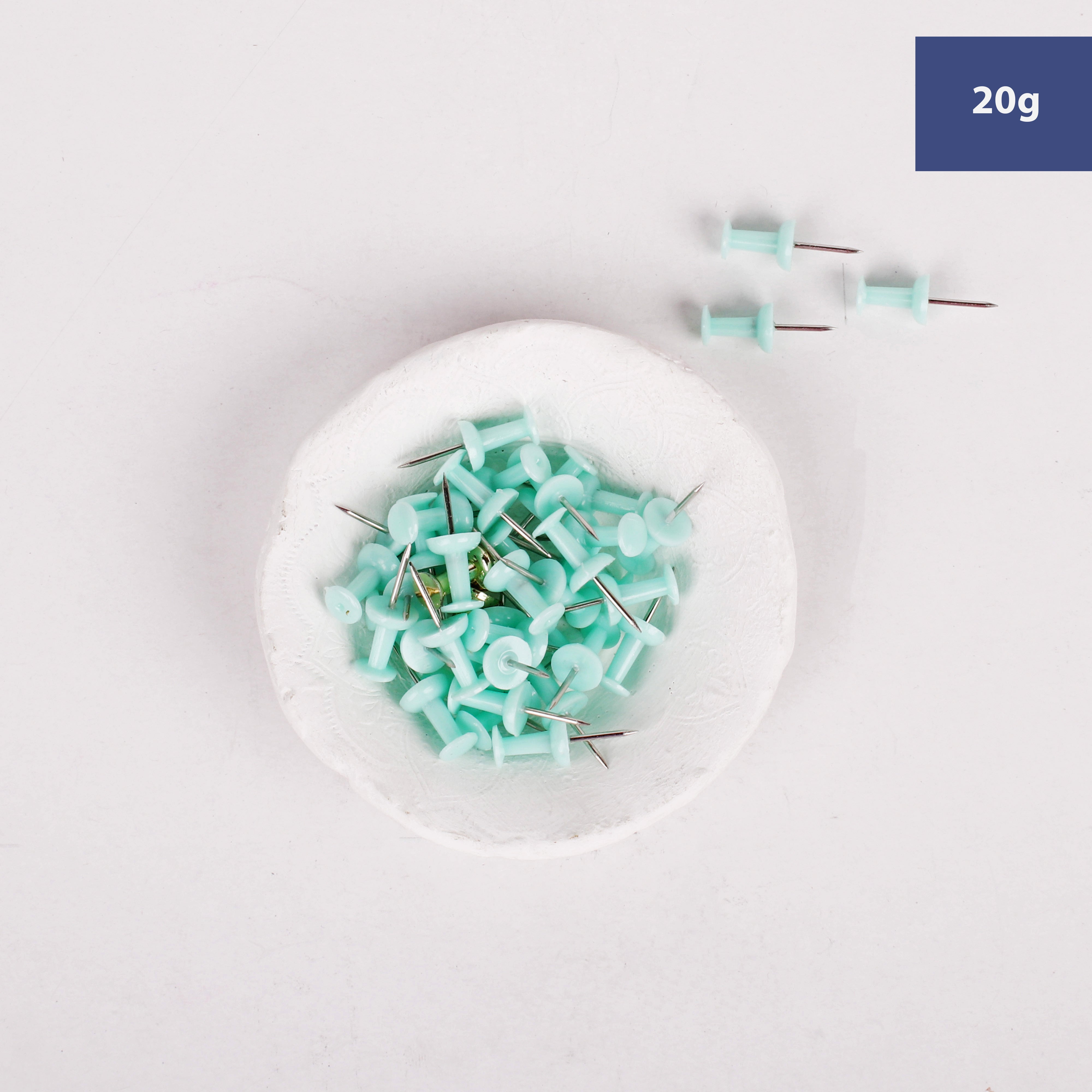 Push Pin Teal 40pc