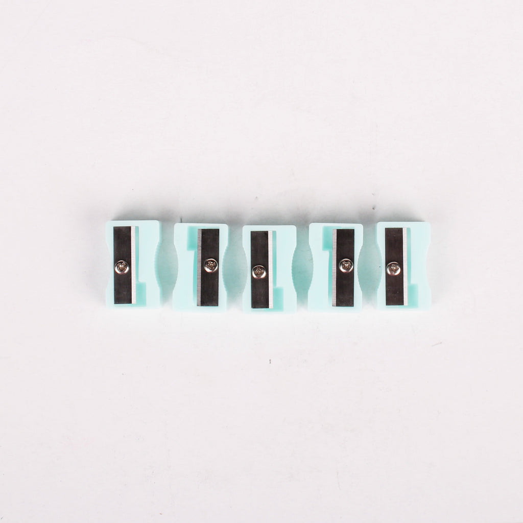 Pencil Sharpener Teal 5pc Blister