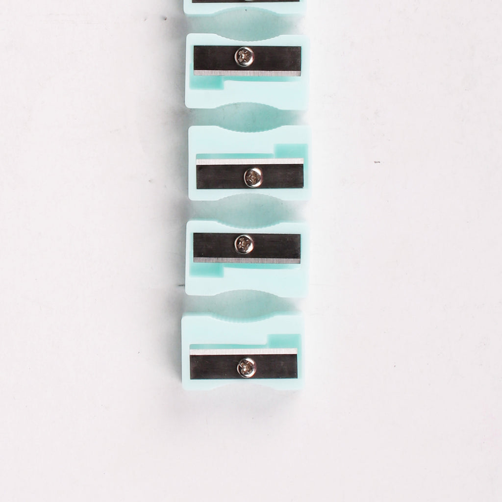 Pencil Sharpener Teal 5pc Blister