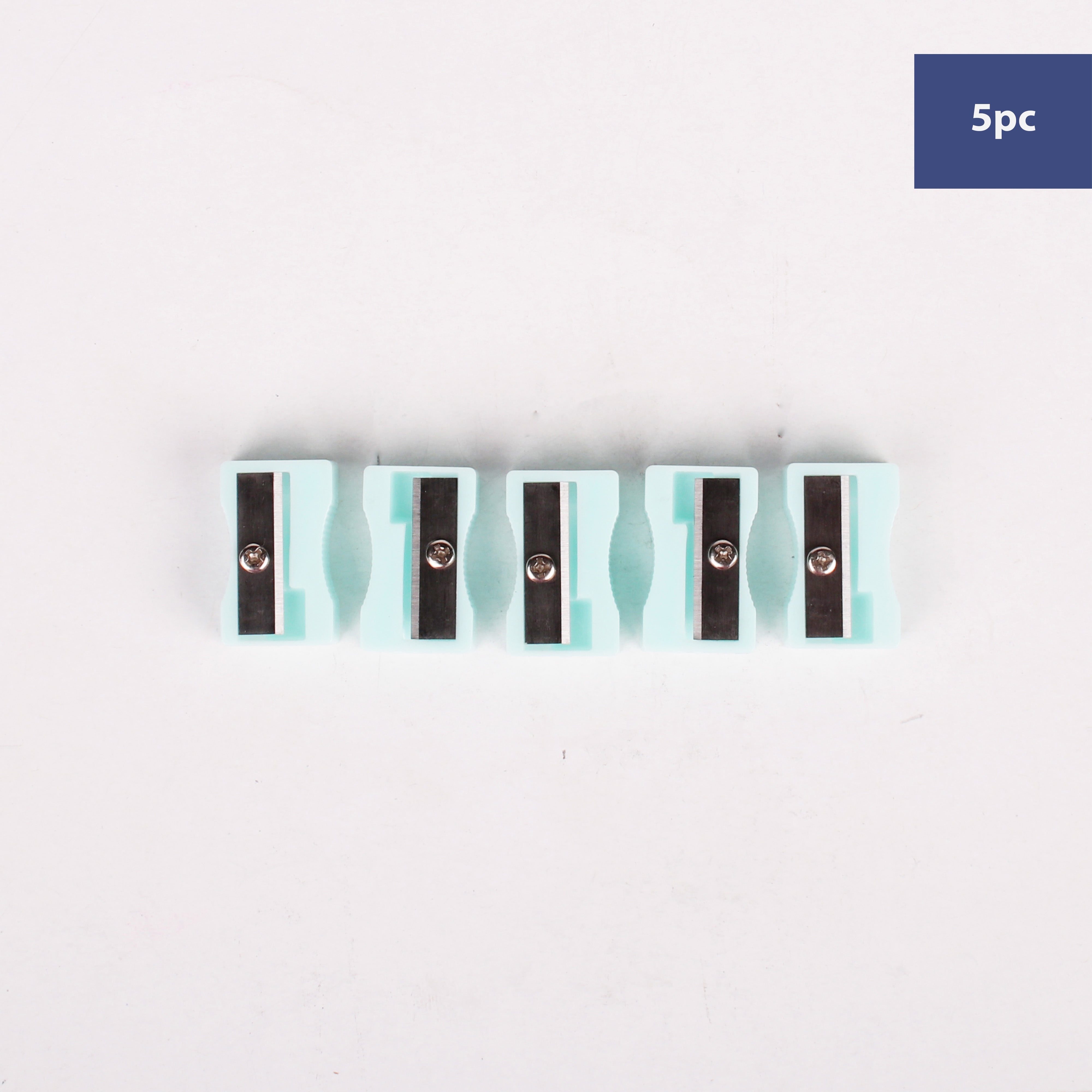 Pencil Sharpener Teal 5pc Blister