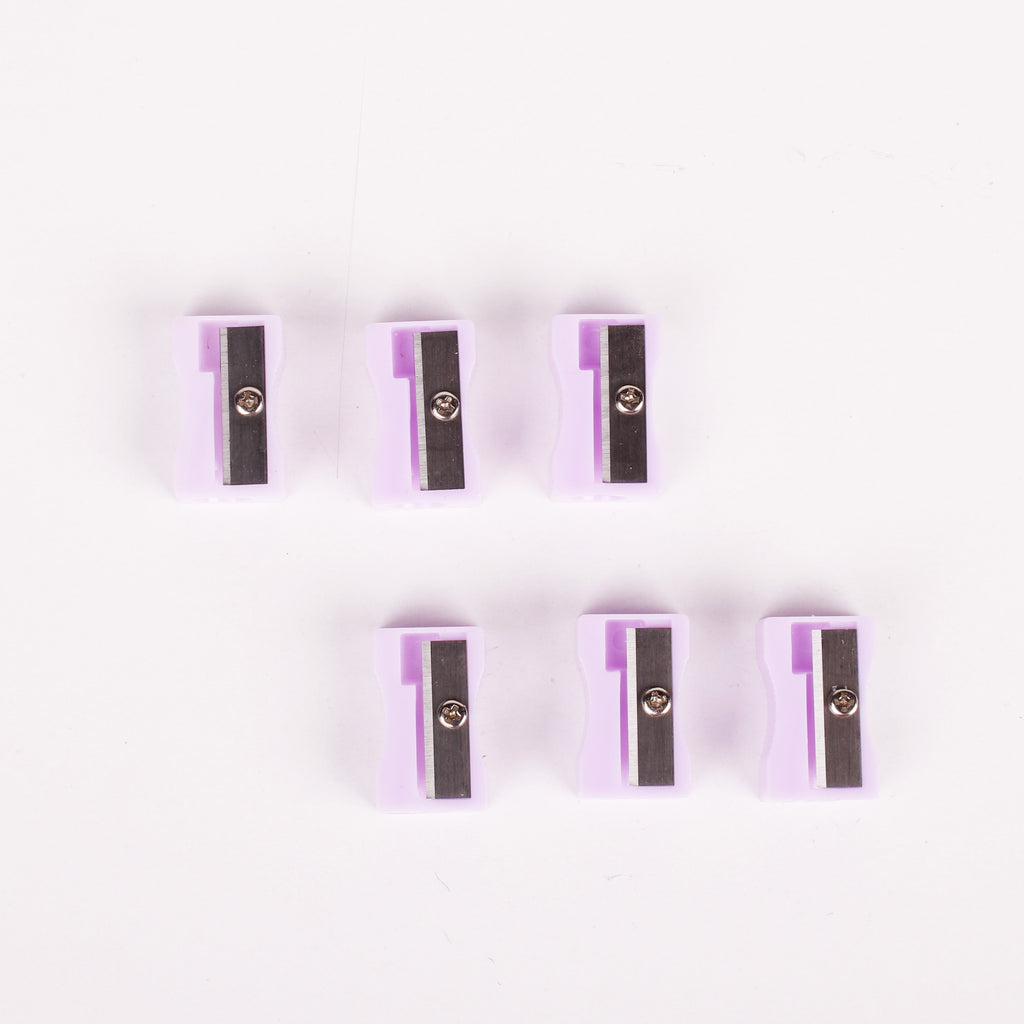 Pencil Sharpener Purple 5pc Blister