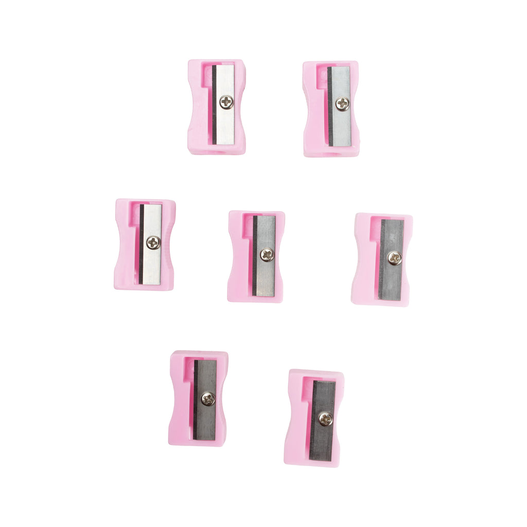 Pencil Sharpener Pink 5pc Blister