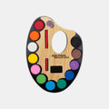 Artist Palette Watercolours with Paint Brush Assorted 12 colours 1pc