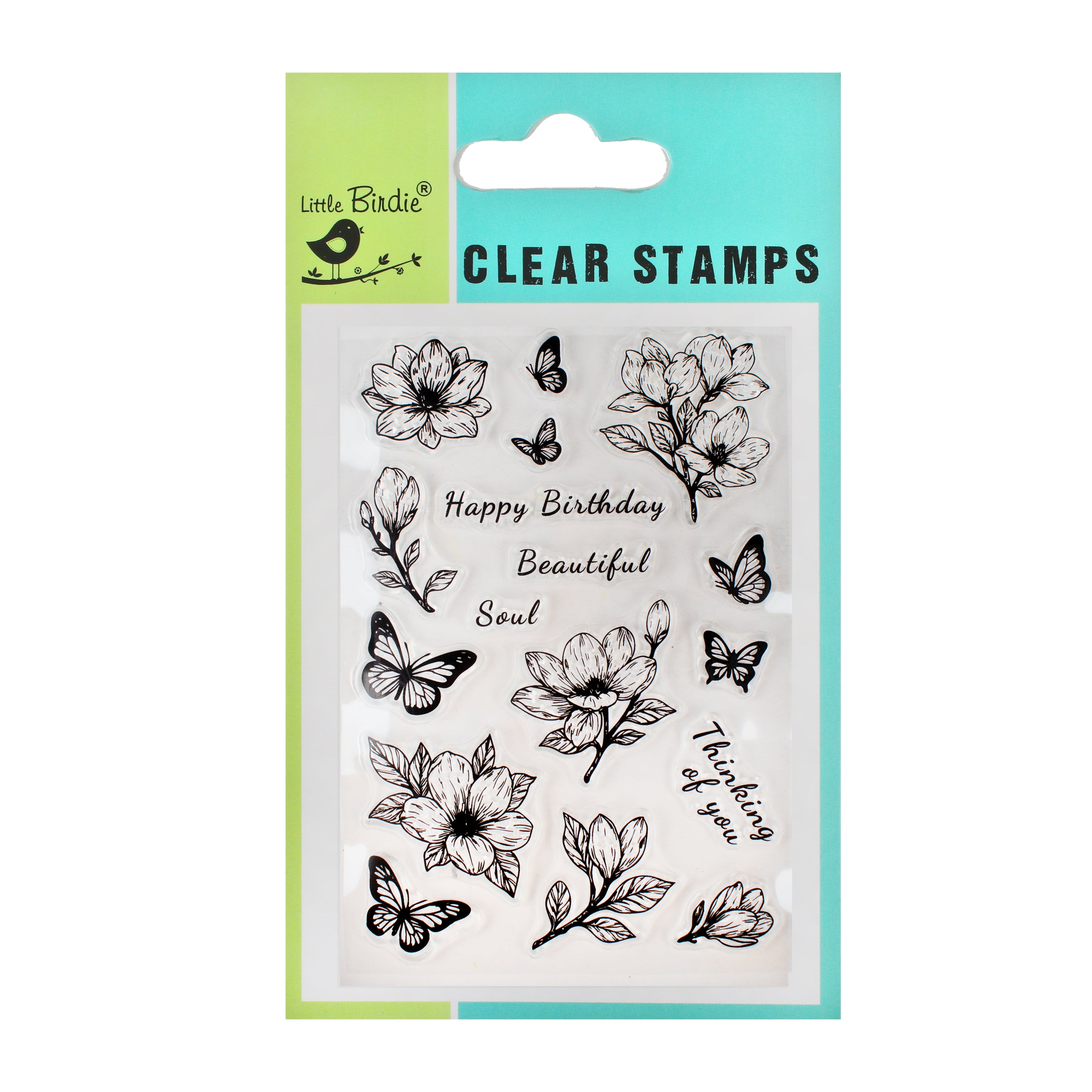Clear Stamps Thoughtful Expressions 4.3 X 6.2inch 17pc