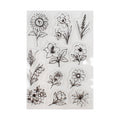 Clear Stamps Blossom Season 4.3 X 6.2inch 12pc