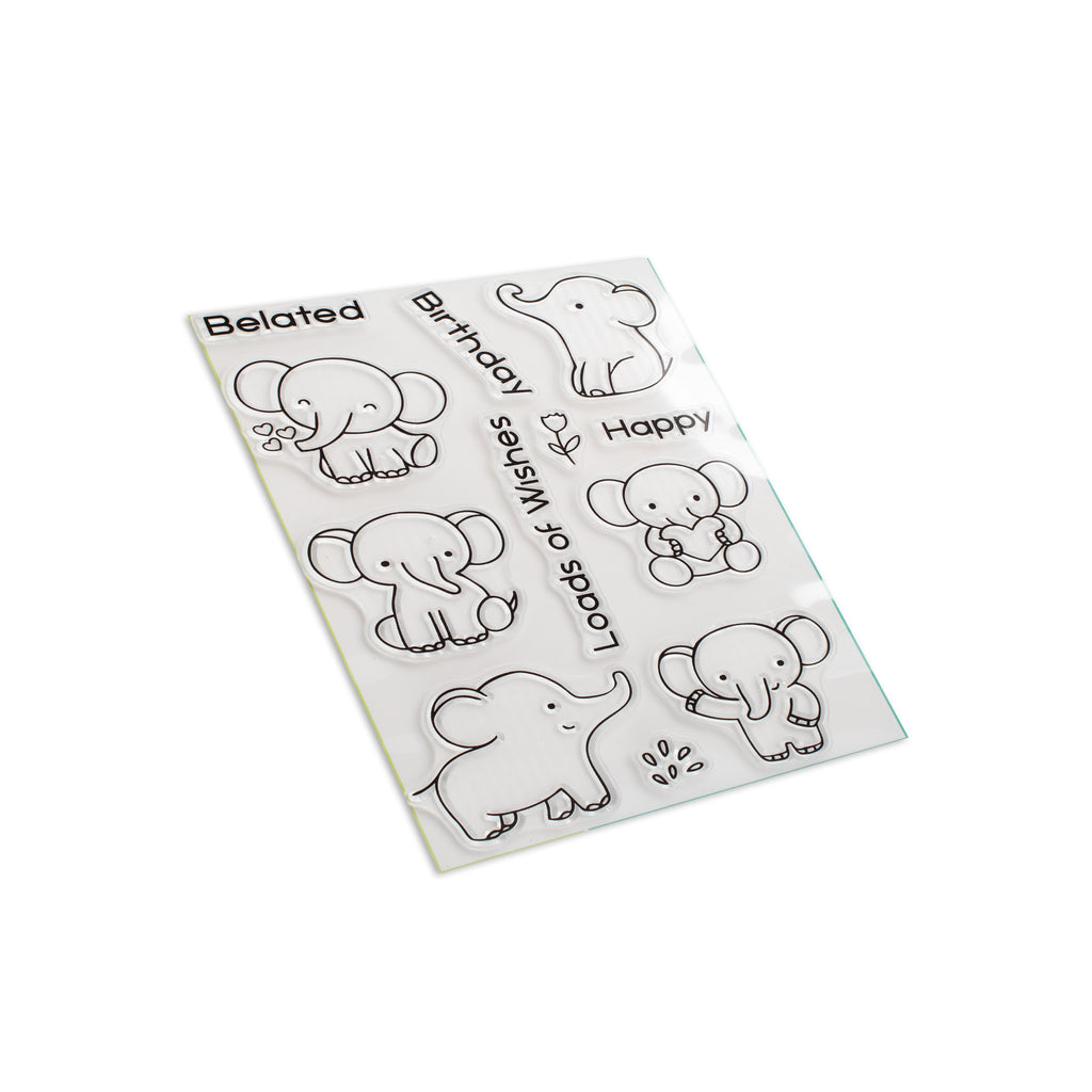 Clear Stamps Loads of wishes 4.3 X 6.2inch 12pc