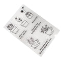 Clear Stamps Blooming Good Time 4.3 X 6.2inch 9pc