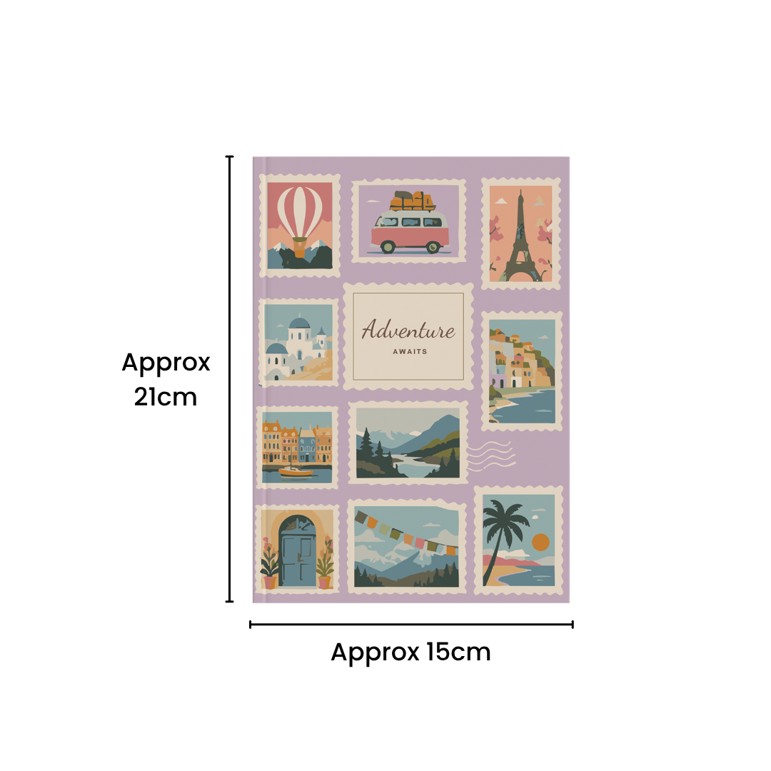Collectable Notebook Adventure Awaits A5 90gsm 64pages 1 Book