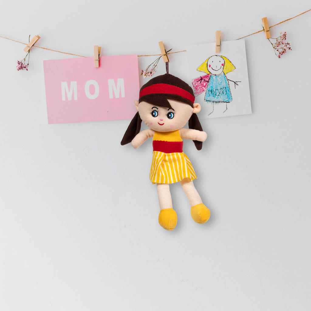 Hanging Soft Toy Happy Girl 13.7inch 1 pc