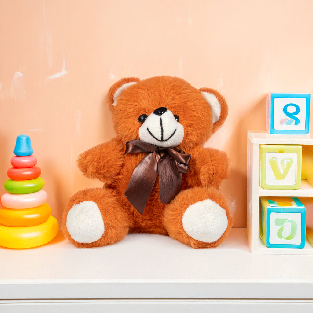 Soft Toy Teddy Bear Brown 8.07inch 1 pc
