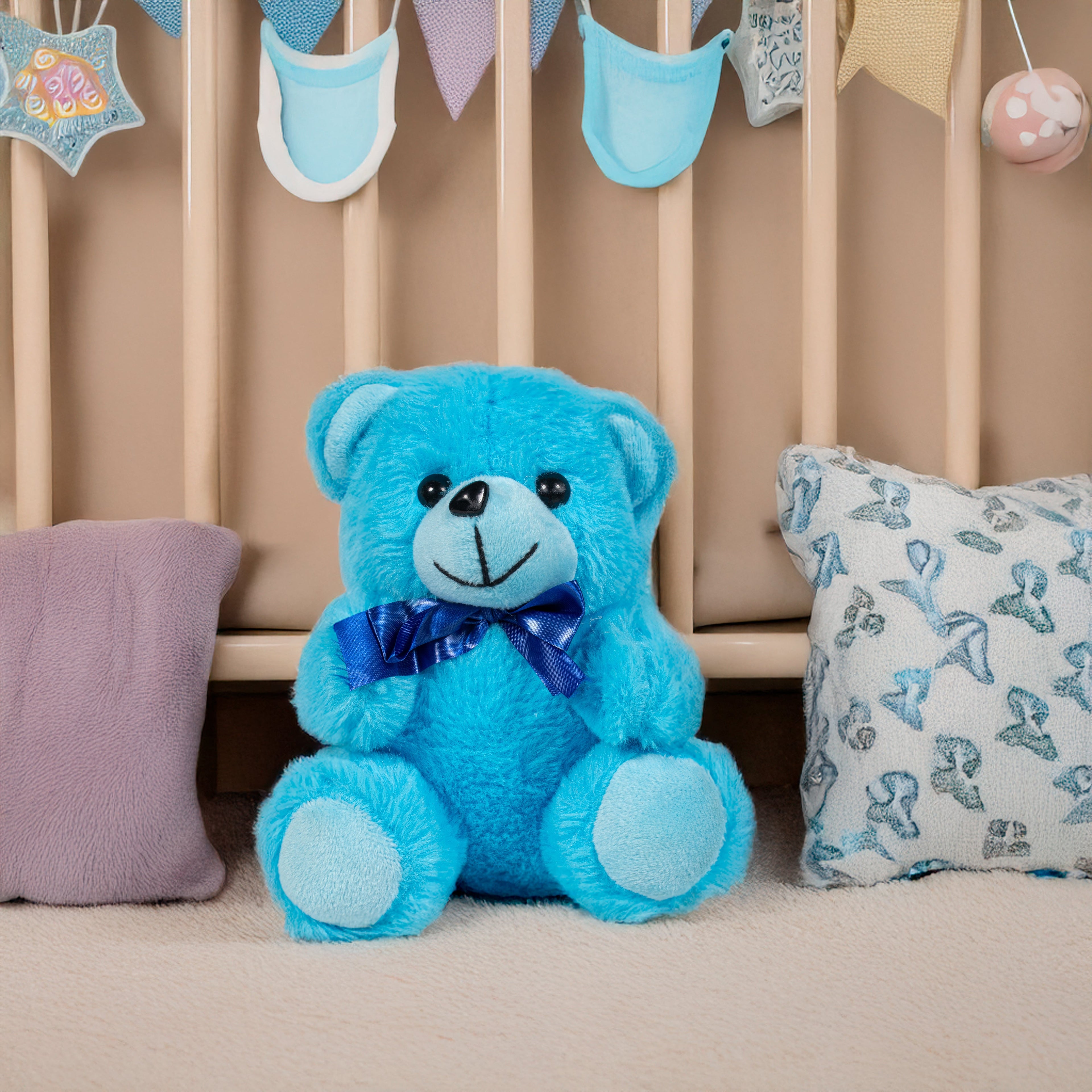 Soft Toy Teddy Bear Baby Blue 8.07inch 1 pc