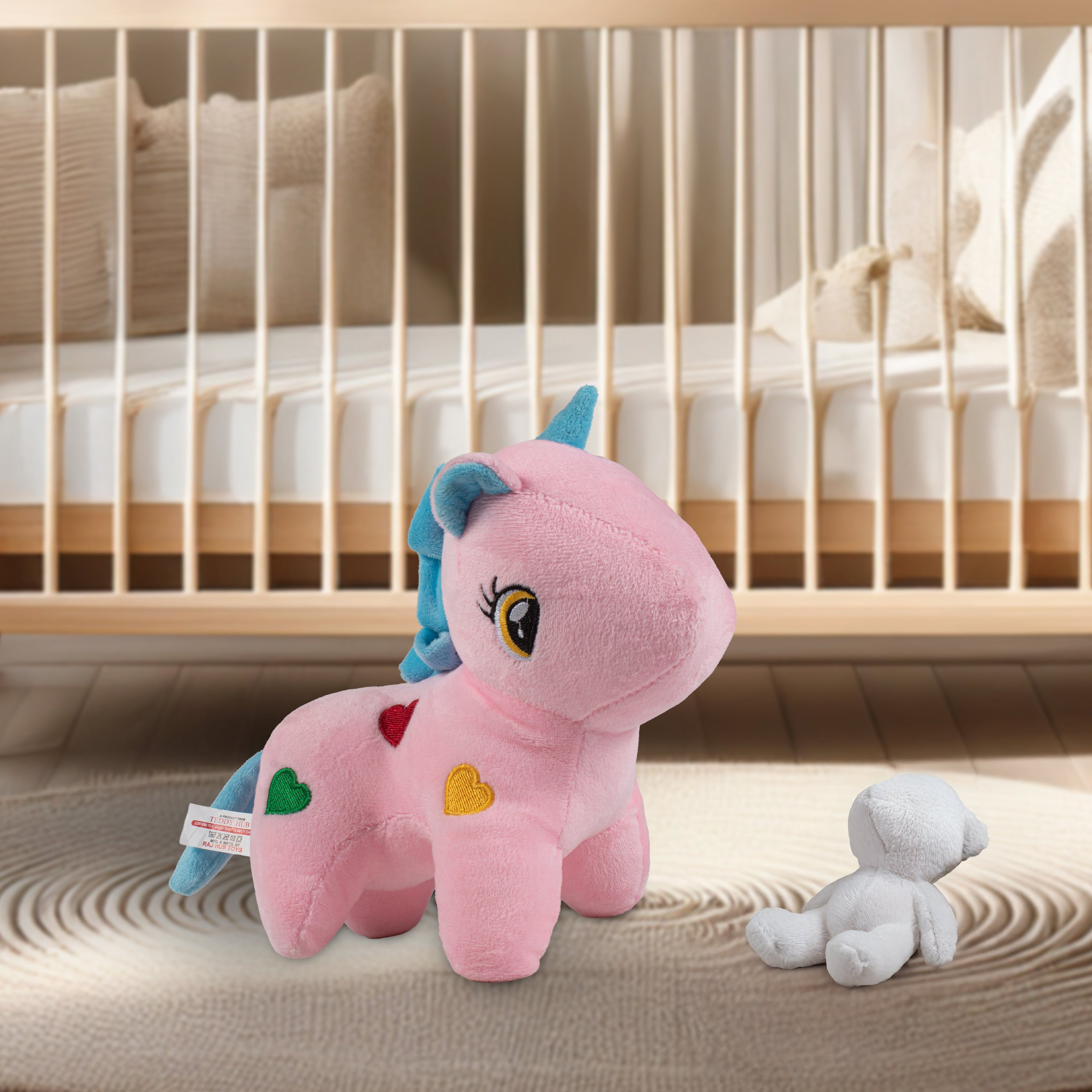 Soft Toy Unicorn Pink 9.8inch 1 pc