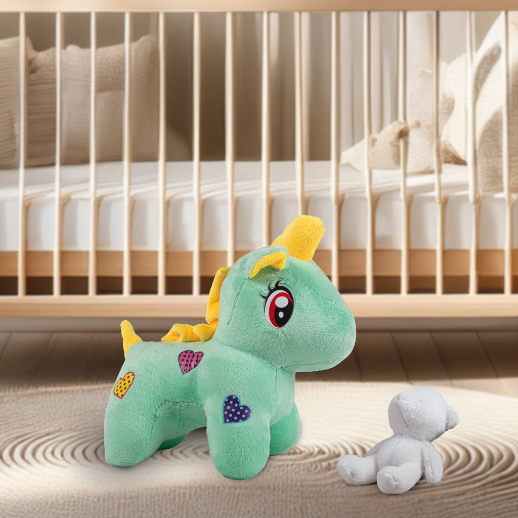 Soft Toy Unicorn Light green 6inch 1 pc