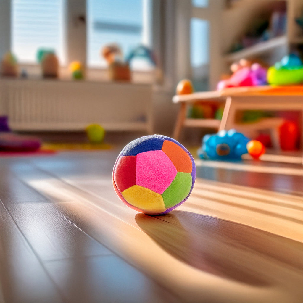 Soft Football With Rattle Sound 4.5inch Dia 1 pc
