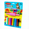 Modelling Play Clay 12 Colours with 4 Cutters 200gm Blister