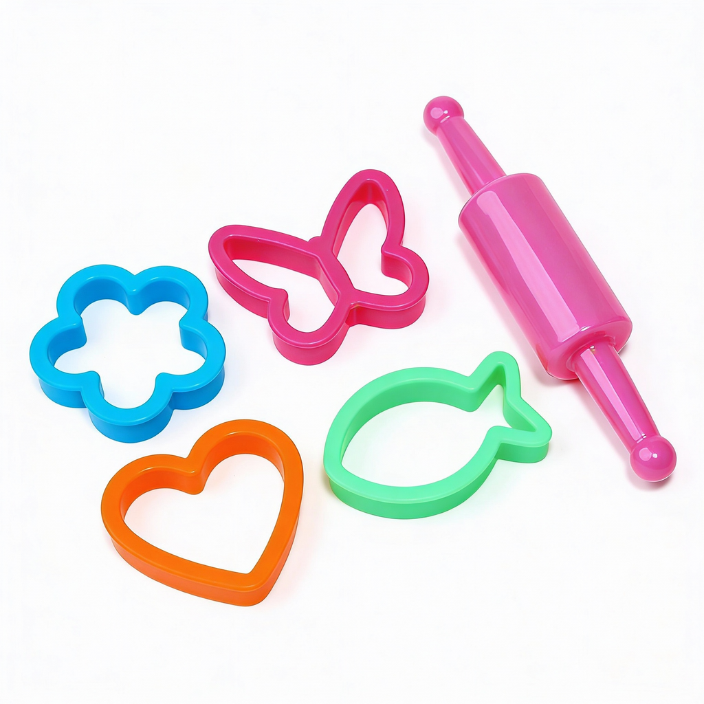 Modelling Play Clay 12 Colours with 4 Cutters 200gm Blister