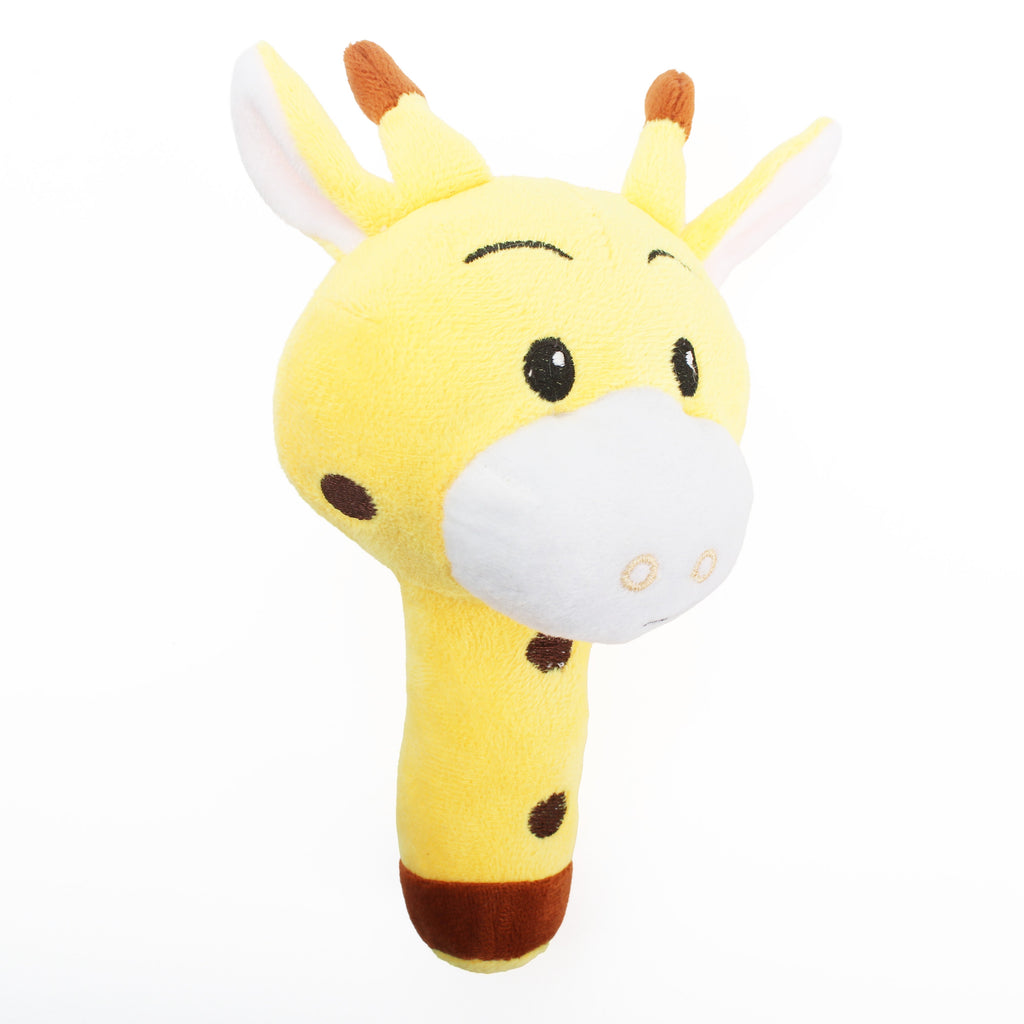 Soft Toy Giraffe Rattle L12 X H25 1pc