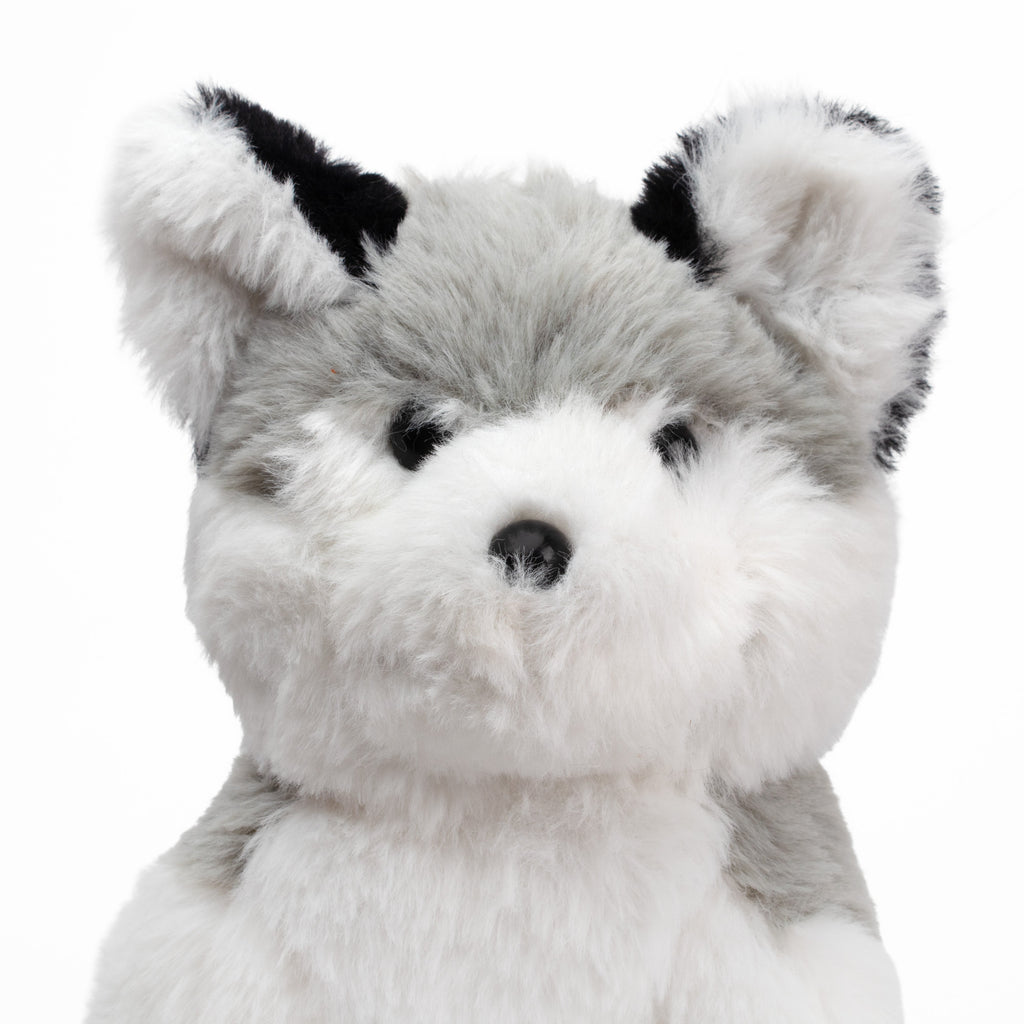 Soft Toy Husky Grey and white 12inch 1pc