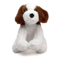 Soft Toy Dog White an Brown 12inch 1pc