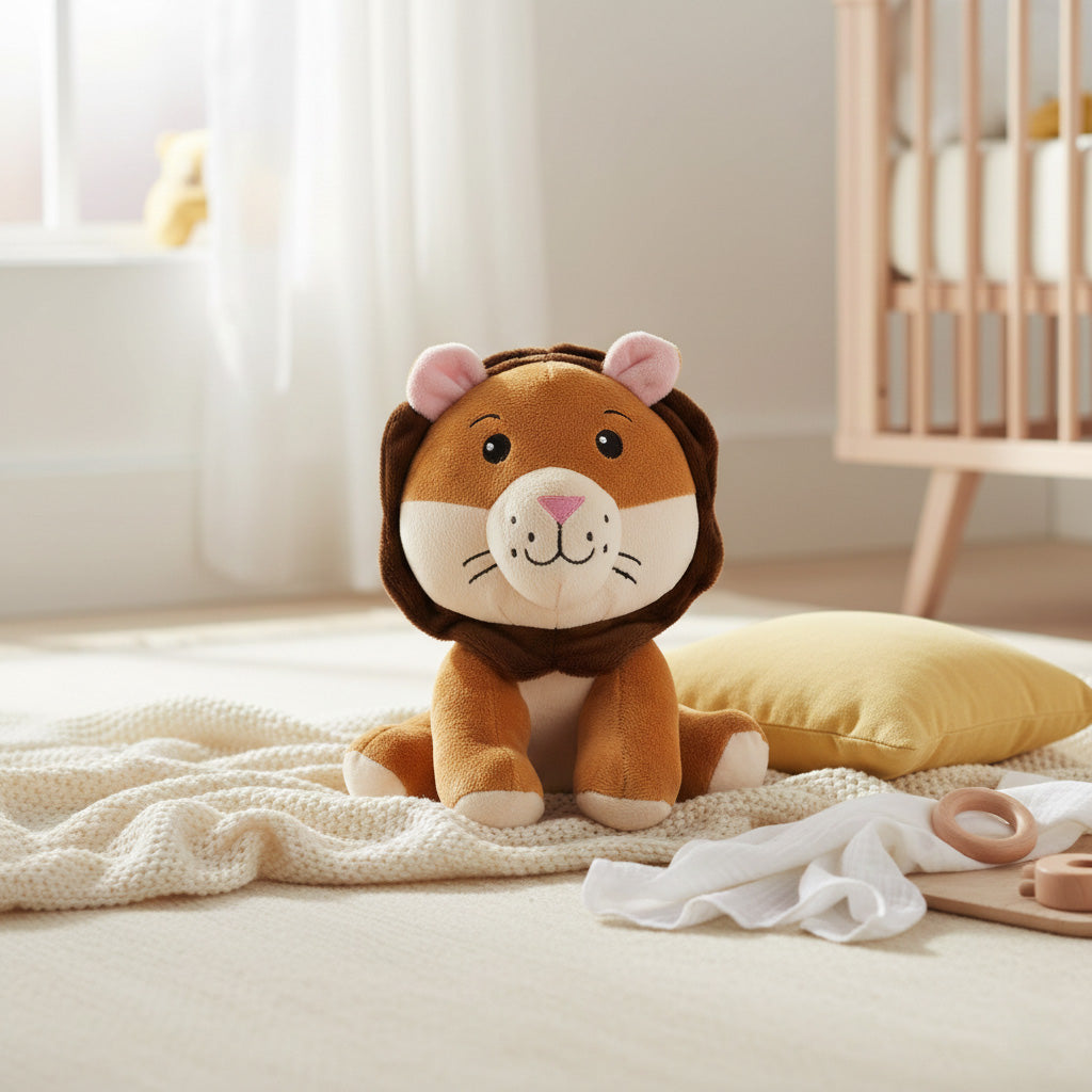 Soft Toy Lion Brown and fawn 10inch 1pc