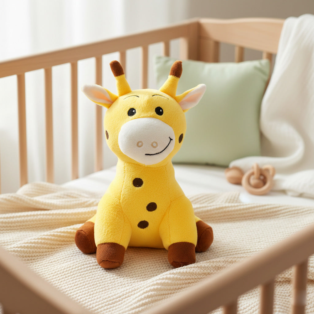 Soft Toy Giraffe Yellow and white 10inch 1pc