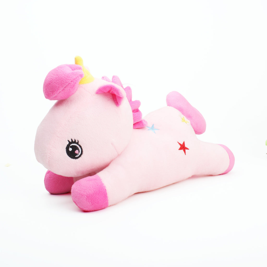 Soft Toy Unicorn Pink 10inch 1pc