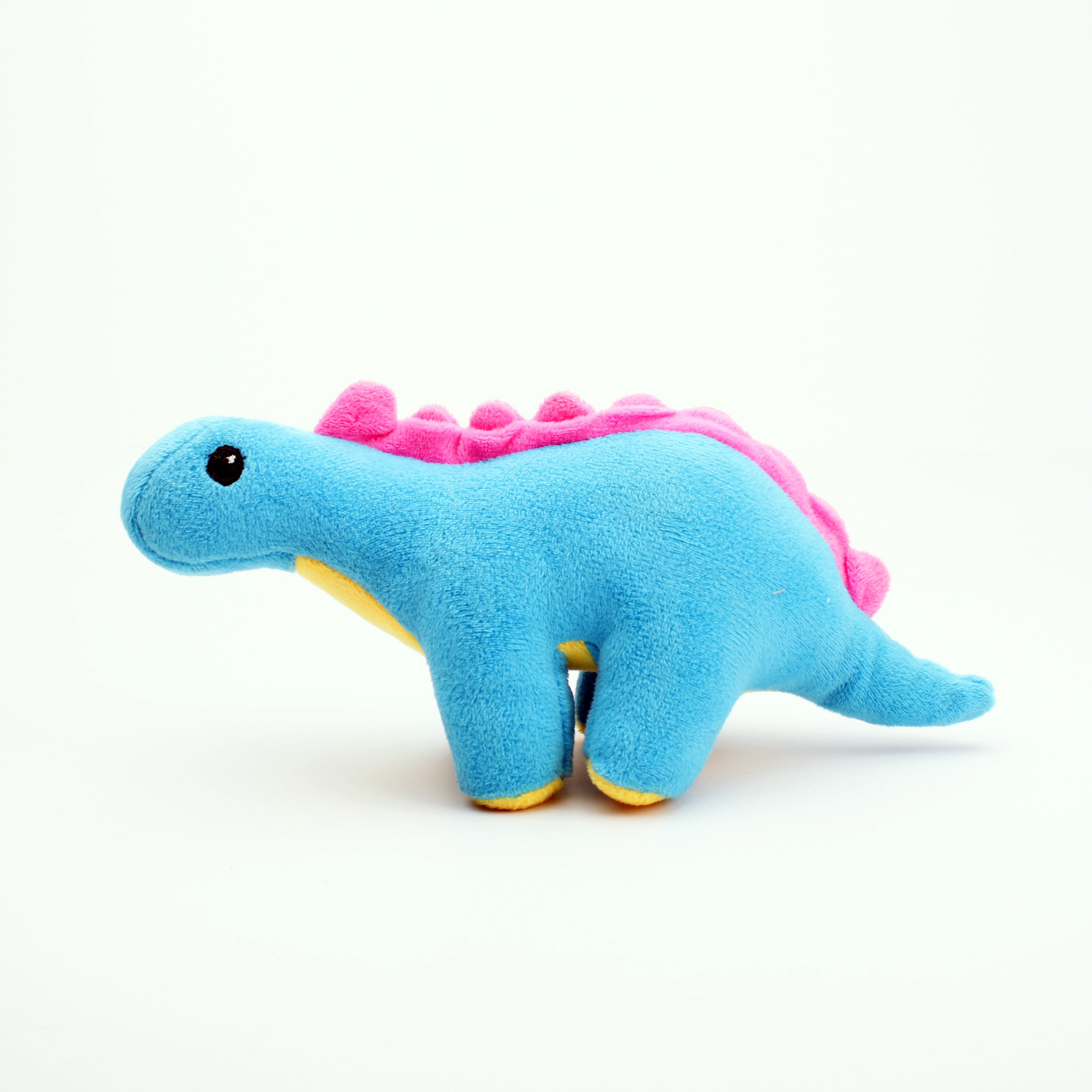 Soft Toy Dino Blue and Purple 10inch 1pc