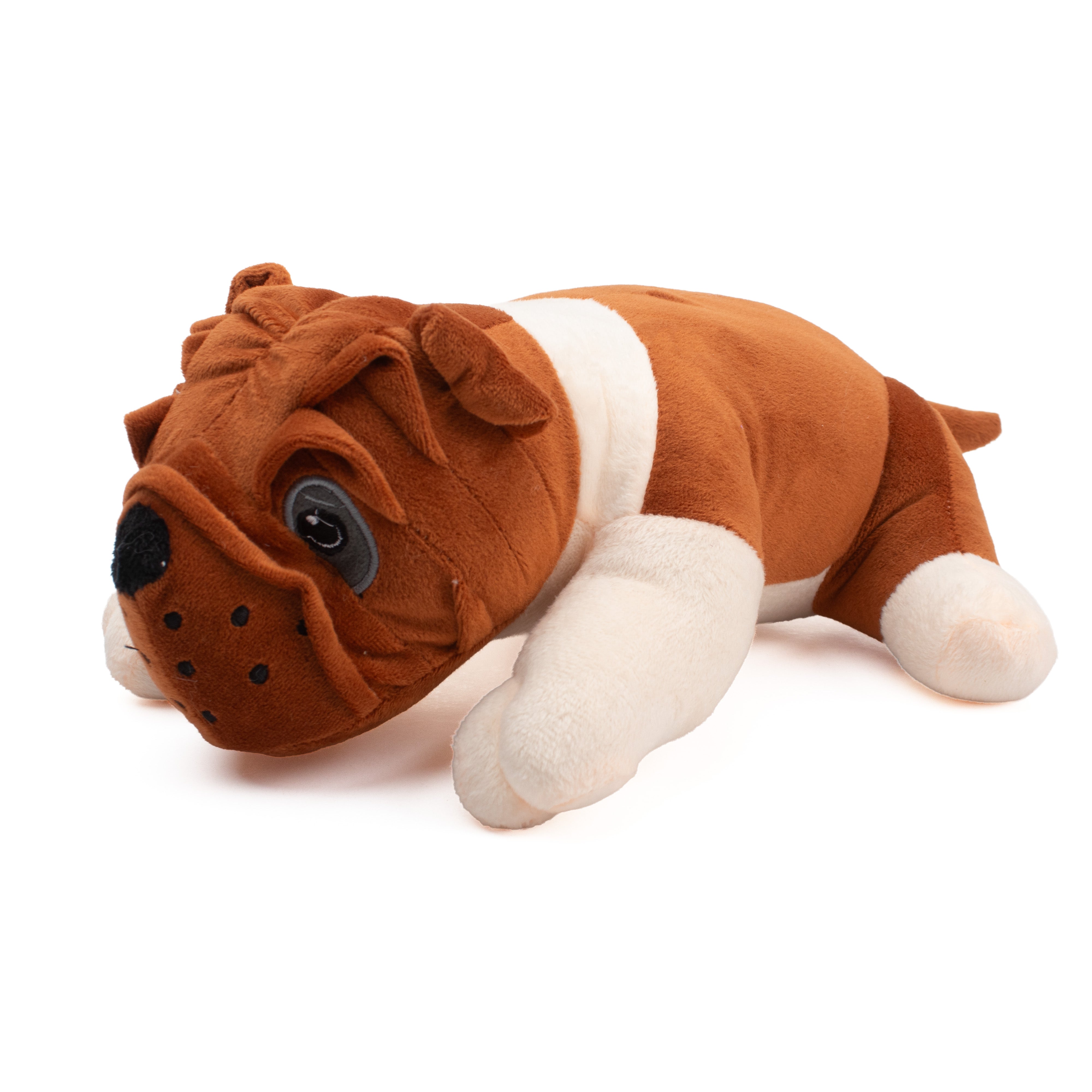 Soft Toy Bulldog Brown L25 X H14 1pc