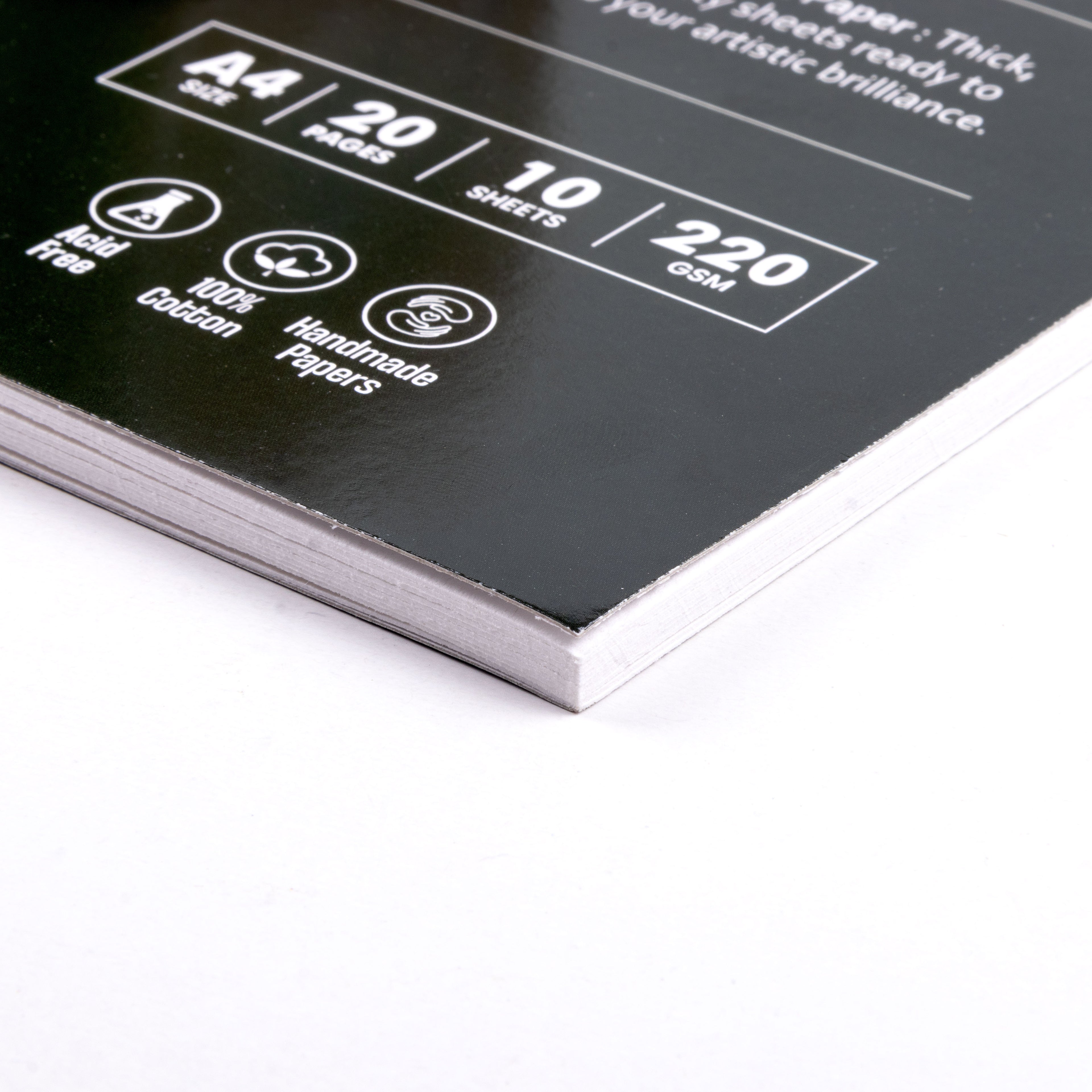 Watercolour Sketchbook | A4 - 220gsm | 20pages - 1 Book