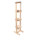 Pinewood 3 Tier Planter Stand, Approx. L8.26in x W 10in x H36in, 1pc