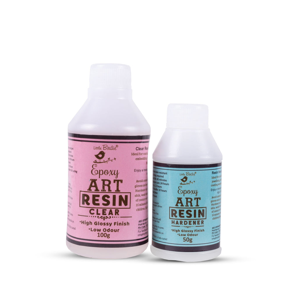 150g - Epoxy Art Resin And Hardener Transparent Bottle