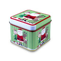 Christmas Mini Storage Tin Square Assorted 1Pc