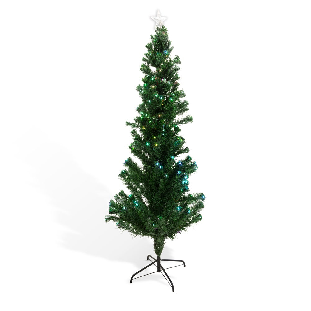 X-Mas Fer Tree With Light & Star On Top 6 Feet 1Pc
