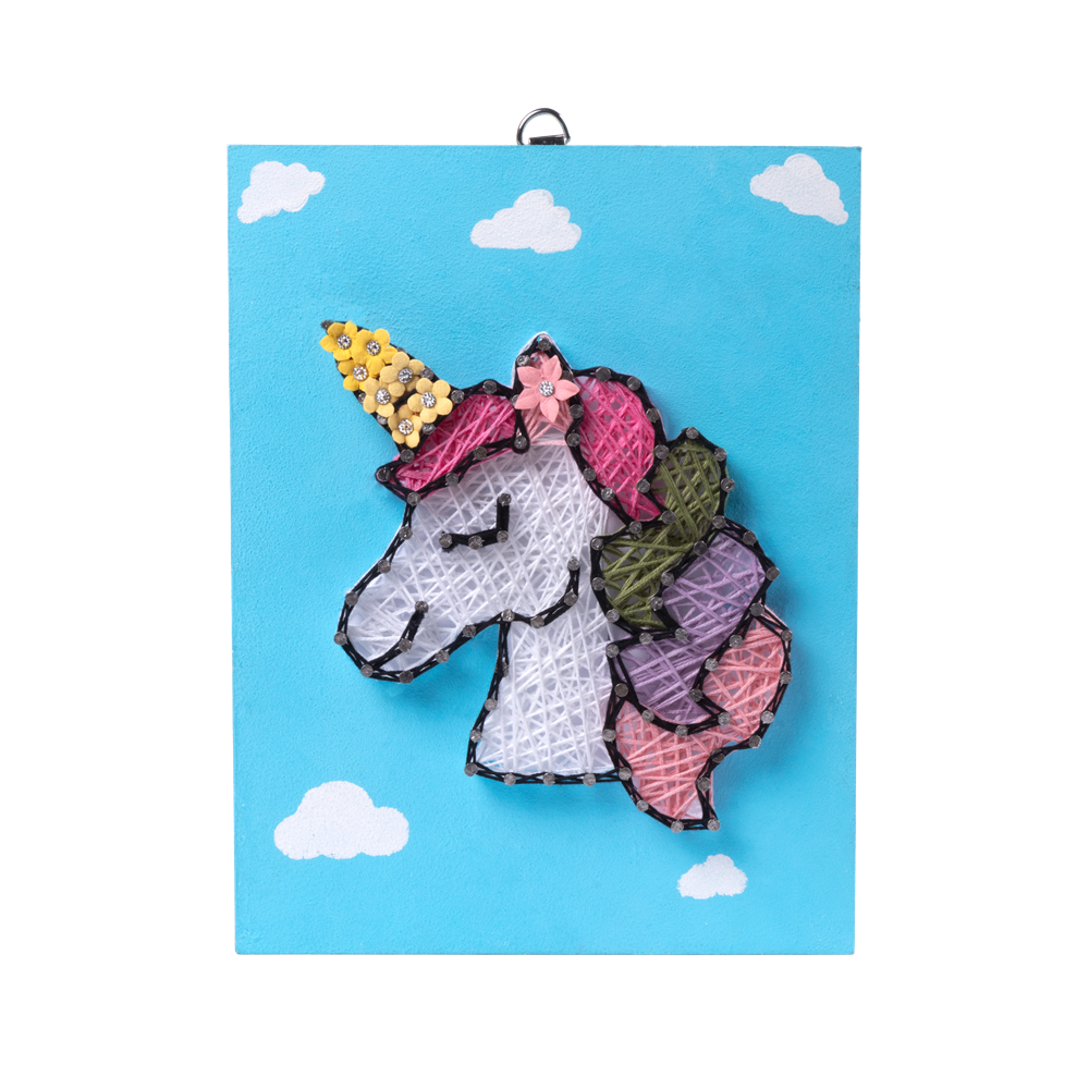DIY String Art Kit - Unicorn, 1 Box