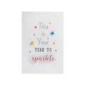 Greeting Card & Envelope This Is Your Year To Sparkle 4 X 6inch