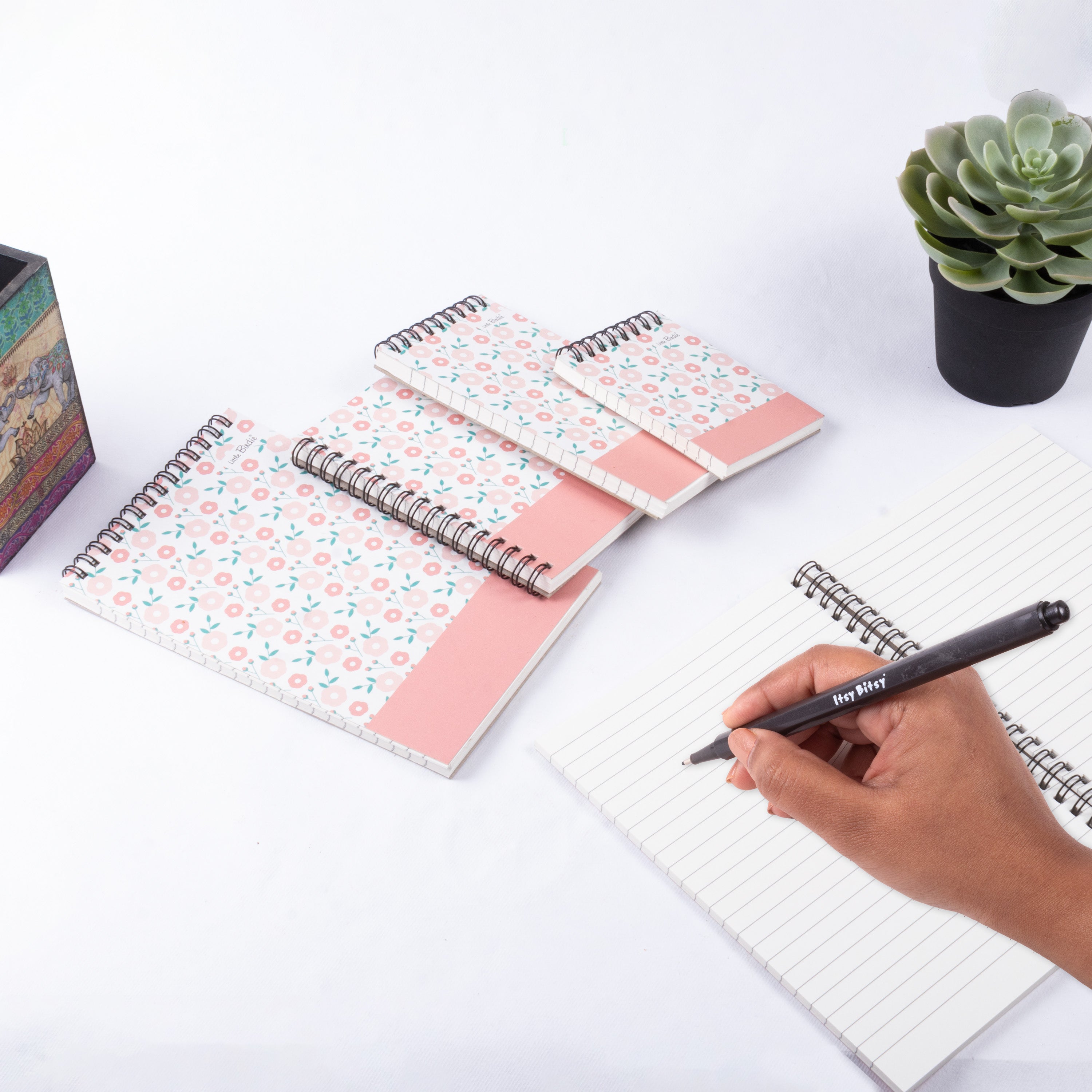 Notebook Pastel Blossom Wiro Ruled A6 120pages 90gsm 1Book