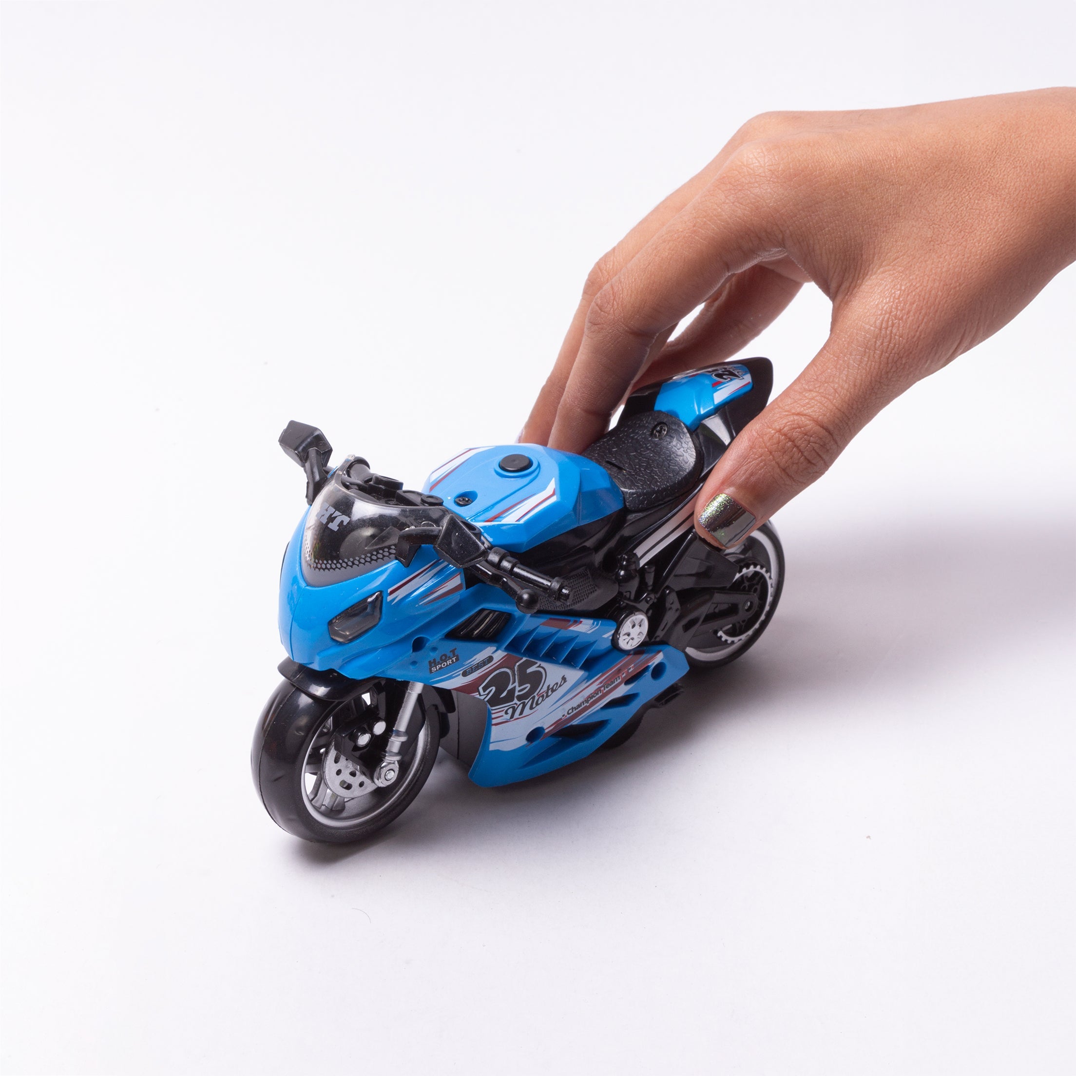 Friction Power Motorcycle with Light and Sound 1pc