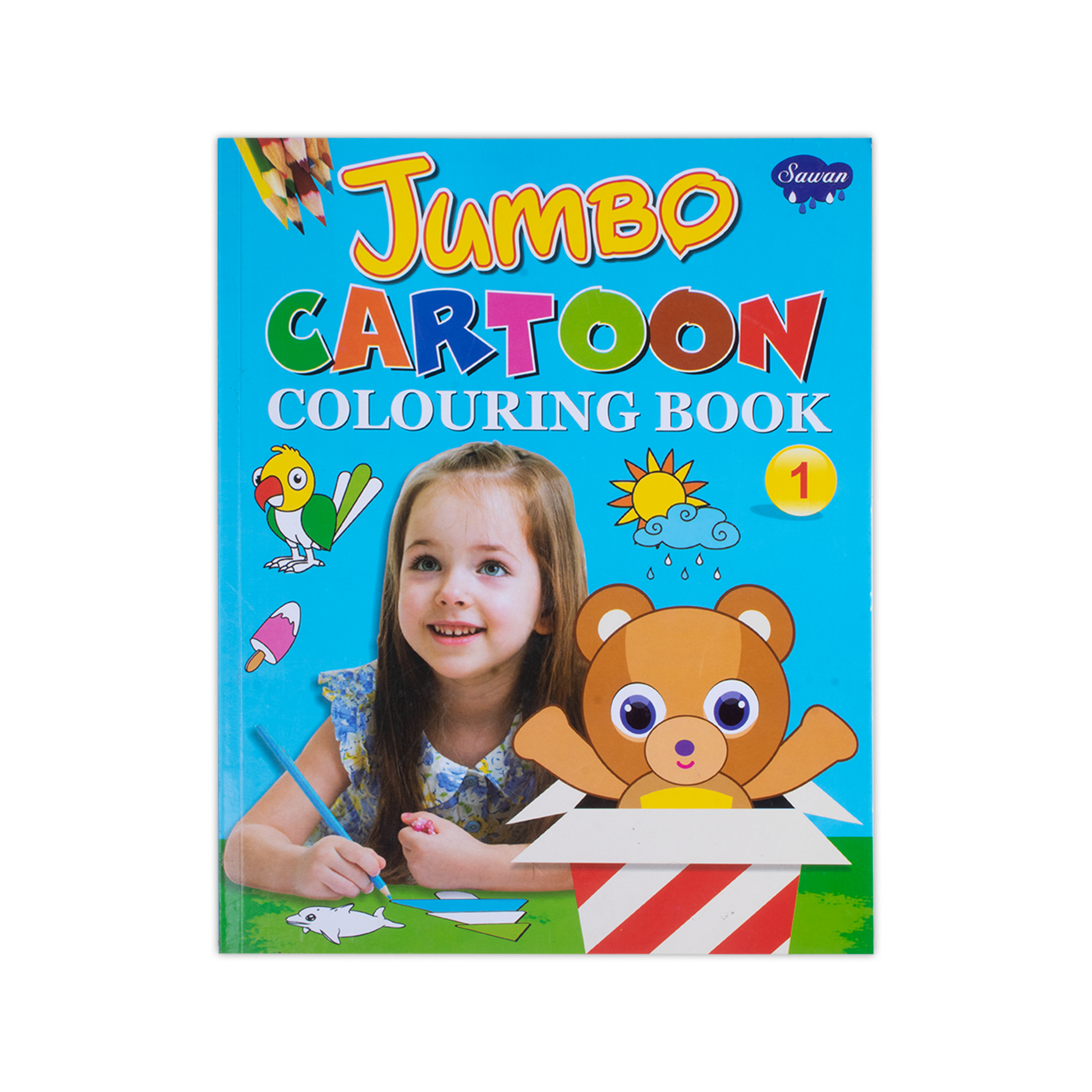 Jumbo Cartoon Colouring Book 1