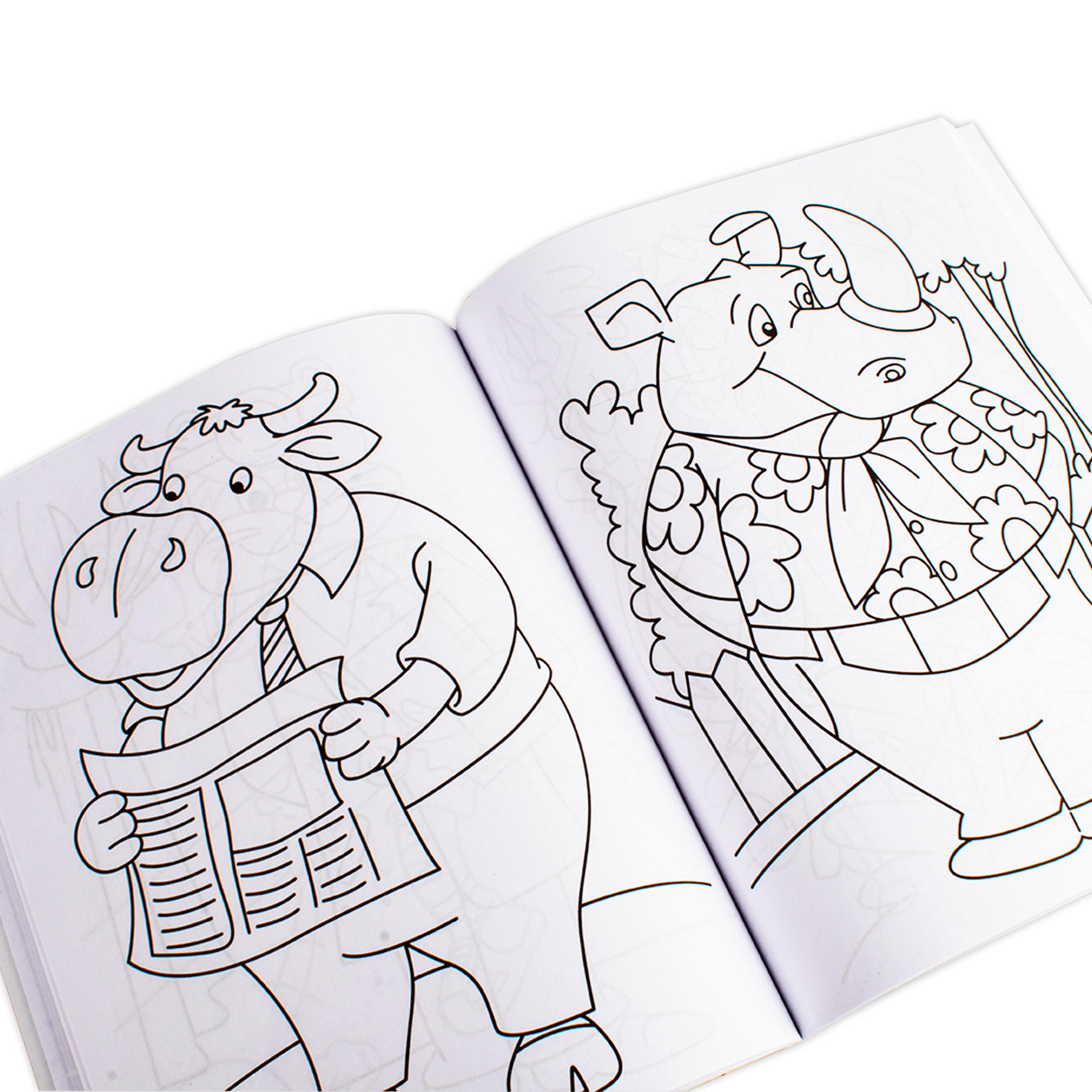 Jumbo Cartoon Colouring Book 1