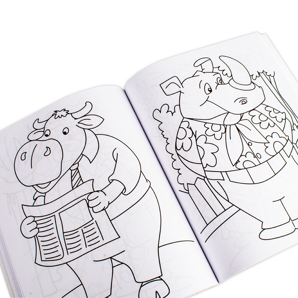 Jumbo Cartoon Colouring Book 1