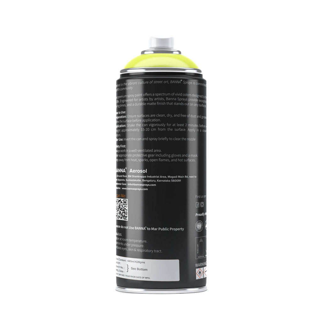 Graffiti Spray Paint Kiwi Light 400ml Bottle