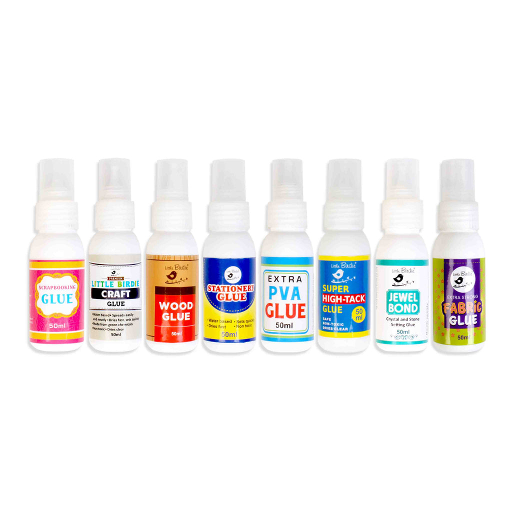Essential Adhesive Set 50ml X 8 Bottles