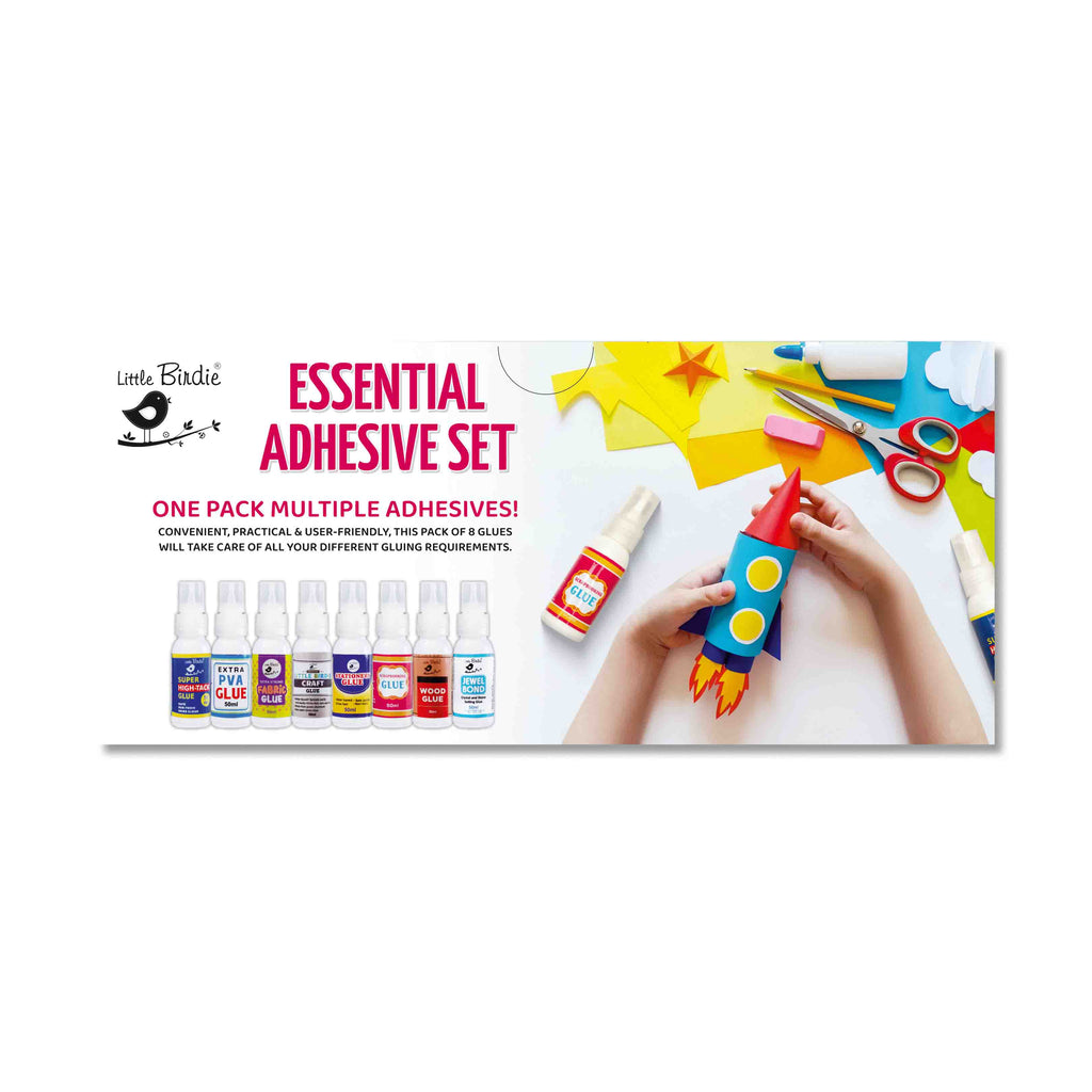 Essential Adhesive Set 50ml X 8 Bottles