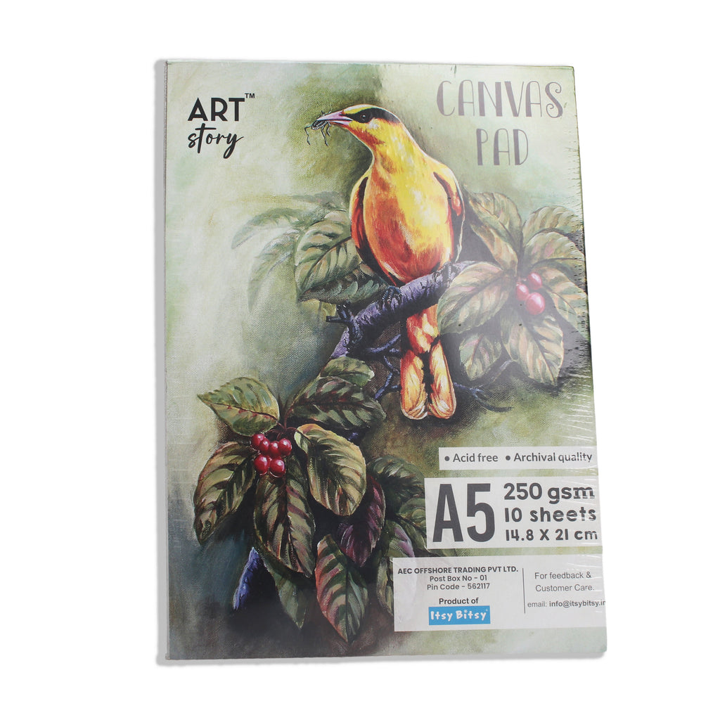 Canvas Pad 0.5Mm A5 10Sheets Lb