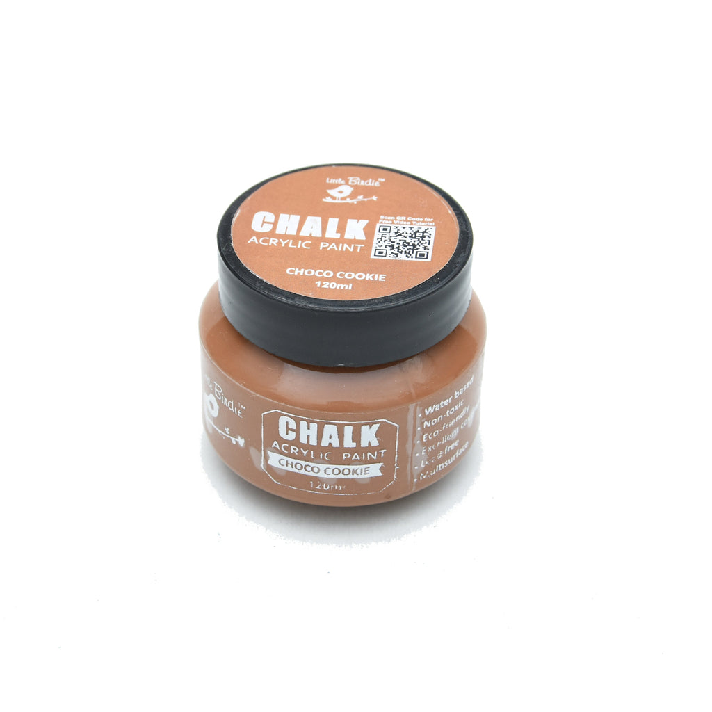 Home Decor Chalk Paint Choco Cookie 120ml Bottle
