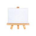 Wooden Mini Easel With Canvas Easel Size 11cm Canvas Size 10 X 7cm Set of 5pc