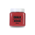 Home Decor Chalk Paint Salsa Red 250Ml Bottle