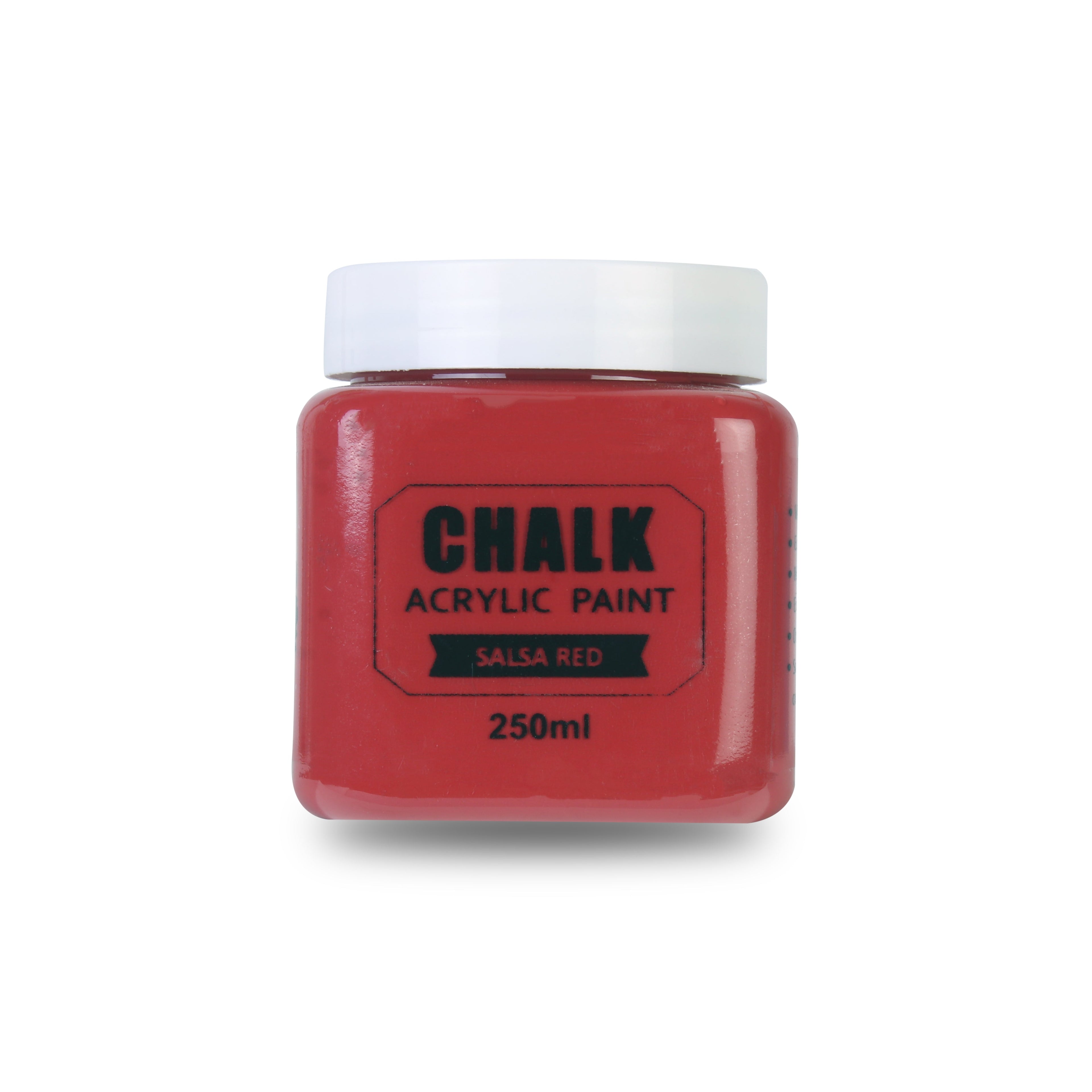Home Decor Chalk Paint Salsa Red 250Ml Bottle